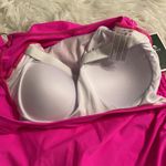 EOMENIE Vibrant Pink Ruched Swimsuit size S brand new see all photos Photo 7