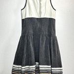 Jonathan Simkhai Palace Pier Dress Silk Structured Sleeveless Round Neck Gray 0 Photo 5