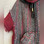 Tory Burch Wool Blend Tweed Color Block Turtle Neck Short Sleeve Sweater Sz S Photo 3