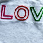 Betsey Johnson LOVED threaded embroidery sweatshirt Photo 4