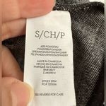 CAbi Houndstooth Shawl Front Black/White Knit Jacket Photo 3