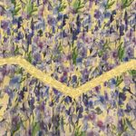 NWT Allison New York Anna High Waisted Mini Skirt in Purple/Yellow Floral Purple Size XS Photo 3