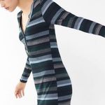 Urban Outfitters Striped Henley Mini Dress Photo 2