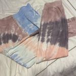 American Eagle Pastel Tie-Dye Joggers Sweatpants Women’s Medium Photo 0