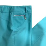 Chaus New York Aqua Trousers with Button Accent Brand New With Tag. Size 10 Blue Photo 4