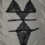 Victoria's Secret  Very Sexy strappy Lace teddy black XL Photo 1