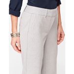 Talbots NEWPORT PANTS - Gray STRIPE - CURVY FIT SIZE 10 New With Tags Photo 2