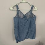 Sonoma  Goods for Life Blue Chambray Button Front Cami Tank Top Women's Size Small Photo 9