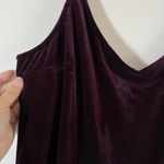 Michaelangelo Vtg  Formal Maxi Dress Evening Gown Velvet 90s Whimsy Goth burgundy Photo 2