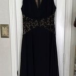 Tadashi Shoji TADASHI collection lace detail midi dress semi formal Photo 1