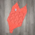 NWT Spaghetti Strap Coral Pink Sheer Body Suit Size M/L Size L Photo 7