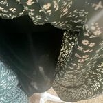 NWT Colza size small elastic fitted waist green with small cream flowers Photo 11