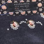 All Saints Alva Fraise Silk Wrap Kimono Dress silk Italy designer spring rare Photo 2