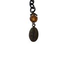 Maya Genuine Copper Pearl, Tiger's Eye Chip, & Crystal Multilayer Necklace Brown Photo 4