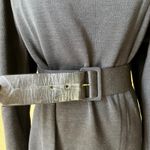 American Vintage Vintage Gaston Jaunet Paris Black Wool Hooded Pullover Dress‎ 38 US 8 France 80s Photo 2