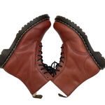 Dr. Martens 1460 Serena saddle tan leather shoes size 9 Photo 3