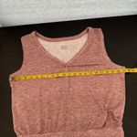 Jockey Pink Luxe Lounge Brushed Ribbed Drawstring Waist Tank Romper Size XL Photo 9