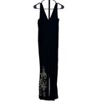 Anthropologie HD In Paris Women’s 0 Embroidered Wide Leg Jumpsuit Black Western Photo 4