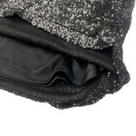 Steve Madden  black sequin fully lined T-shirt dress with rounded hem size XS Photo 4