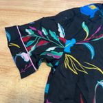 Stars Above  Women's Black Floral Simply Cool Short Sleeve Sleep Top - Small- NWT Photo 2