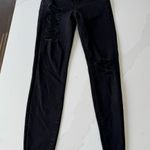 American Eagle Black Distressed  Skinny Jeans Photo 0