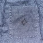 Ralph Lauren Lauren Linen Button Front Shirt Jacket Lightweight Navy Blue 1X Photo 3