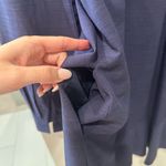 Merokeety Women's Long Sleeve Navy Dress Photo 3