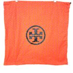 Tory Burch Fabric Dust Bag Orange Pink Logo Black Drawstring Top Size 20 x 20 Photo 0