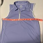 Slazenger Top Women's Purple 1/4 Zip Sleeveless Golf Polo Size Small Photo 10