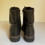 B.O.C Black Combat Boots Women’s Size 7.5M Faux Leather Lace Photo 4