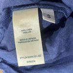 Bella Dahl  Blue Linen Shorts Women’s Small Photo 3