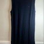 Tommy Hilfiger  | Navy Blue Ruffle Bottom Shift Dress | Size Small Photo 0