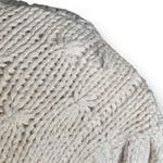 Vintage Liz Claiborne Cream Floral Cable Knit Chunky Sweater 90s Cottage Botanic Green Size L Photo 6