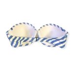 Victoria's Secret Victoria’s Secret Striped Padded Frilly Bandeau Bikini Top Photo 65
