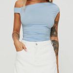 Princess Polly White Denim Skort Photo 1