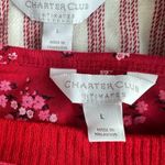 Charter Club & Gap Body Women's Size Large Set of 3 Holiday Red Long Sleeve PJ Photo 3