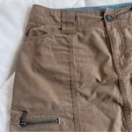 Eddie Bauer  Size 4 Active Outdoor Brown Khaki Skirt Pleated Back Hem Photo 4