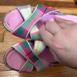 Lilly Pulitzer PLAID WOODEN HEELS Photo 7