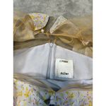 Acler Floral Ruffle Mesh Overlay Romper Size 6 Elegant Party Outfit Purple Photo 2