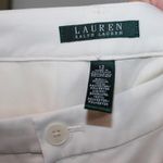 Ralph Lauren Lauren Cream Wide Legged Pants Size 12 Photo 3