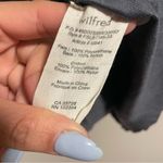 Aritzia Wilfred Le Fou Pleated Vegan Leather Skirt Black- Size 10 Photo 9