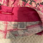 Unionbay pink/gray floral board shorts with front & back pockets. Size 13. Photo 5