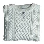 Aelfric Eden NWT  Oversized Ivory Cable Knit Fisherman Sweater Size Large Photo 6