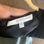 Lavender Brown Silky Black Romper Photo 2