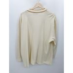 Eccotoo Womens Cream Knit Cardigan Sweater Size 2X Academia Preppy Quiet Luxury Brown Photo 1