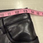 Wilfred Aritzia  Women Size 4 Black Faux Vegan Leather Straight Leg Melina Pants‎ Photo 8