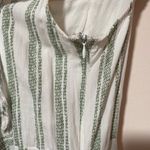 Hem & Thread Hem y thread Striped White Jumpsuit with Ruffle Details Photo 8