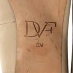 Diane Von Furstenberg DVF Beige Leather Pointed Toe Classic Pumps Heels Size 6.5  Photo 7