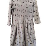 L.A. Soul Women's Gray Alpaca Print Knit Dress 3/4 Sleeve Casual Cute sweater Size M Photo 1