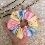 Pastel Rainbow Ombré Confetti Shaker Scrunchie Multiple Photo 1